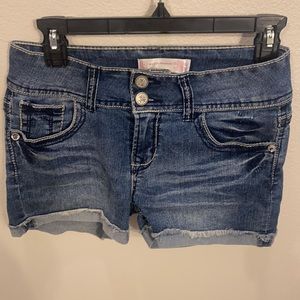 Size 5 short denim shorts